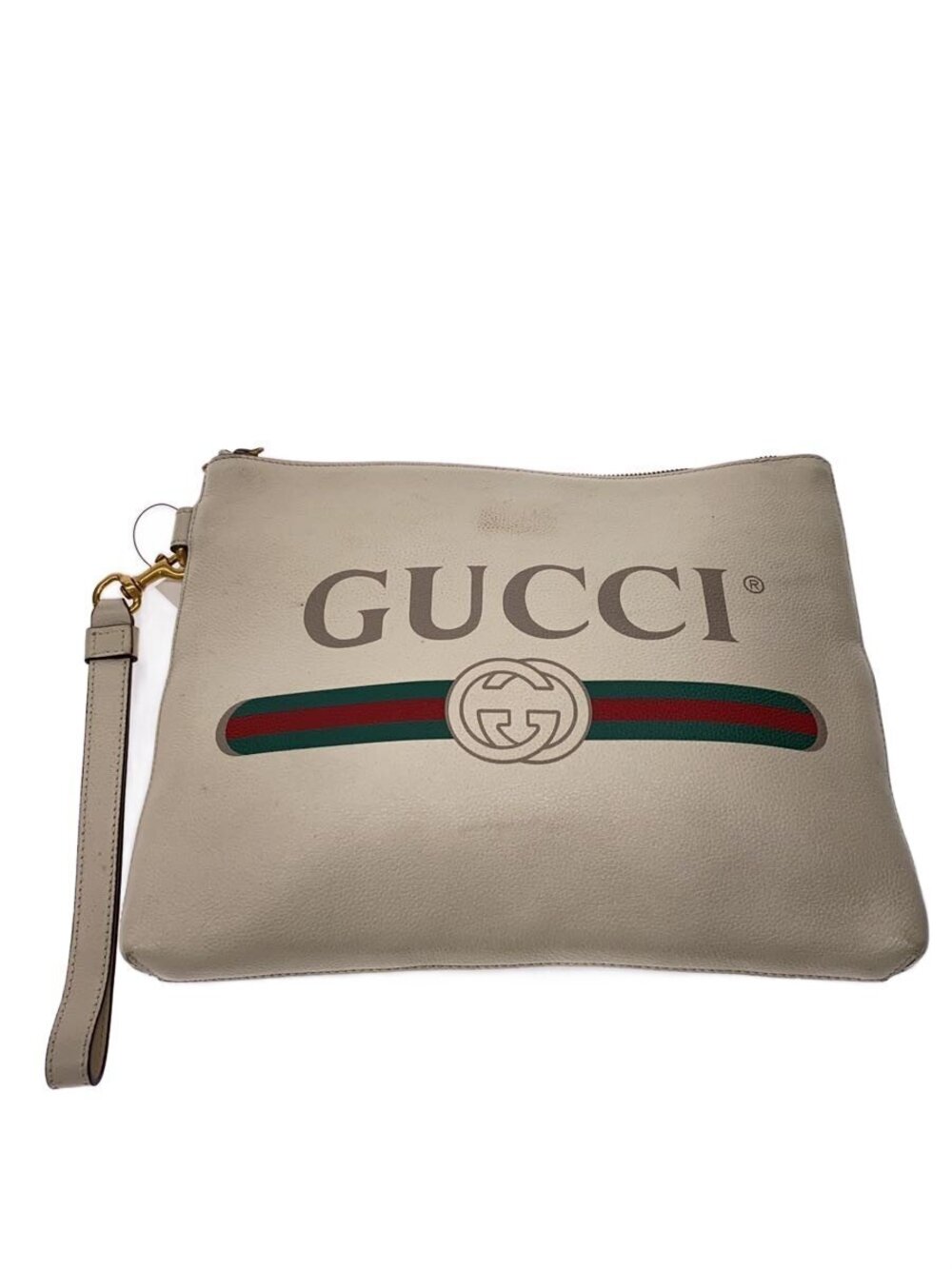 Gucci Clutch Bag Gucci White Animal